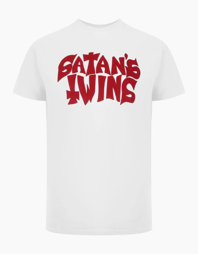 Dsquared2 T-Shirt White Satan's Twins Logo