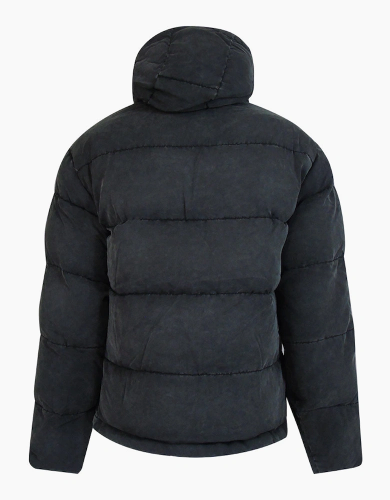 Lyle & Scott Washed Wadded Jacket Black