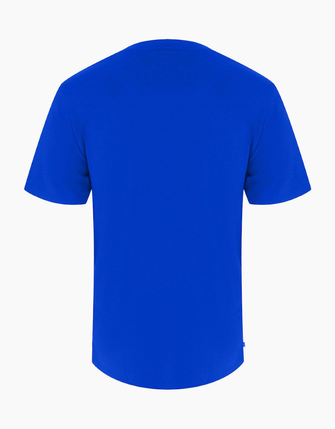 Aquascutum Active Cotton Stripes Royal Blue T-Shirt