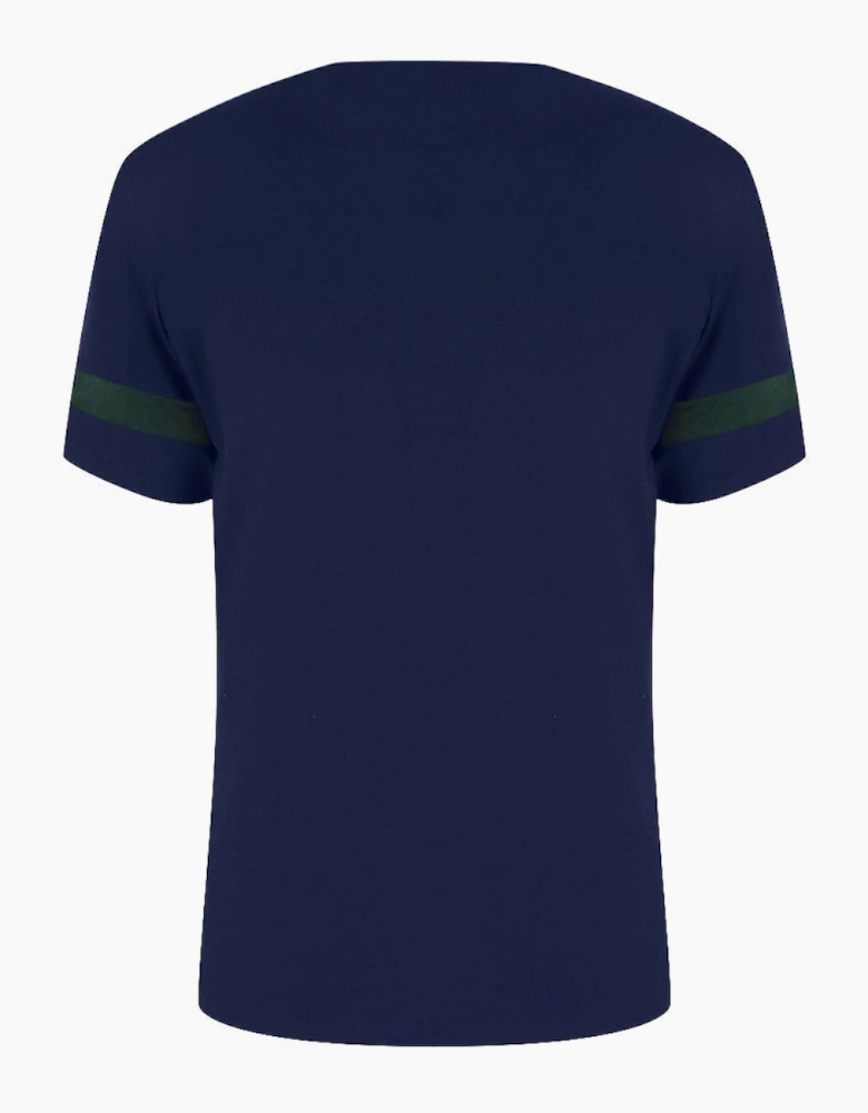 Lyle & Scott Tipped Navy Blue T-Shirt