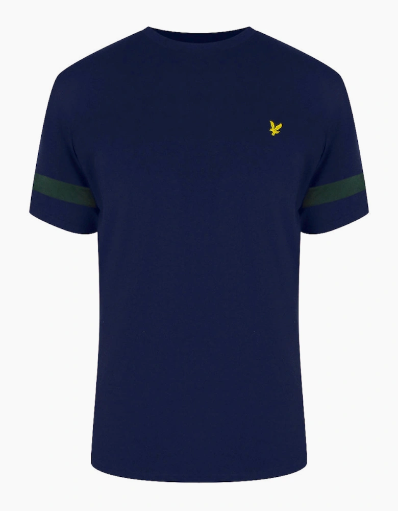 Lyle & Scott Tipped Navy Blue T-Shirt