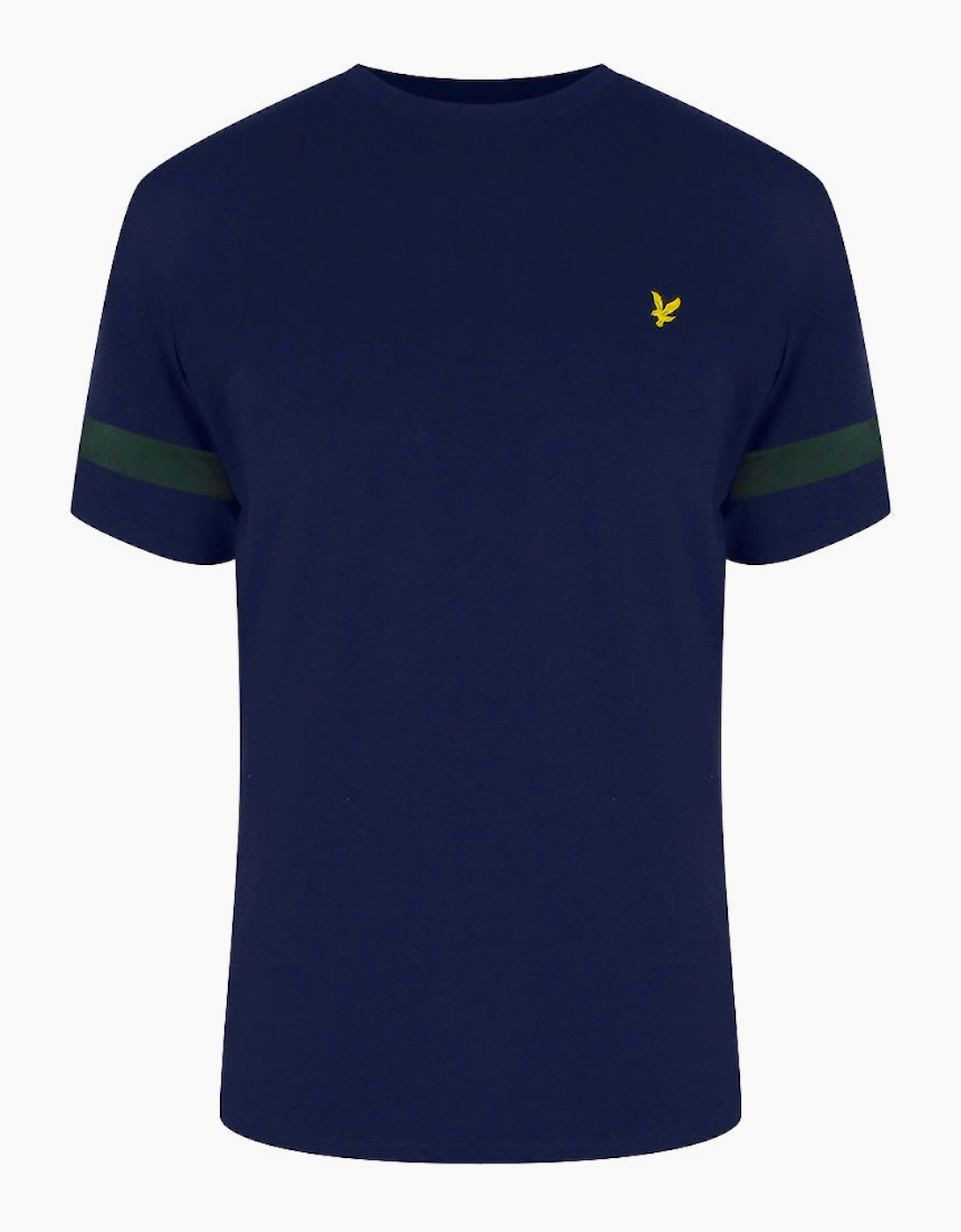 Lyle & Scott Tipped Navy Blue T-Shirt, 3 of 2