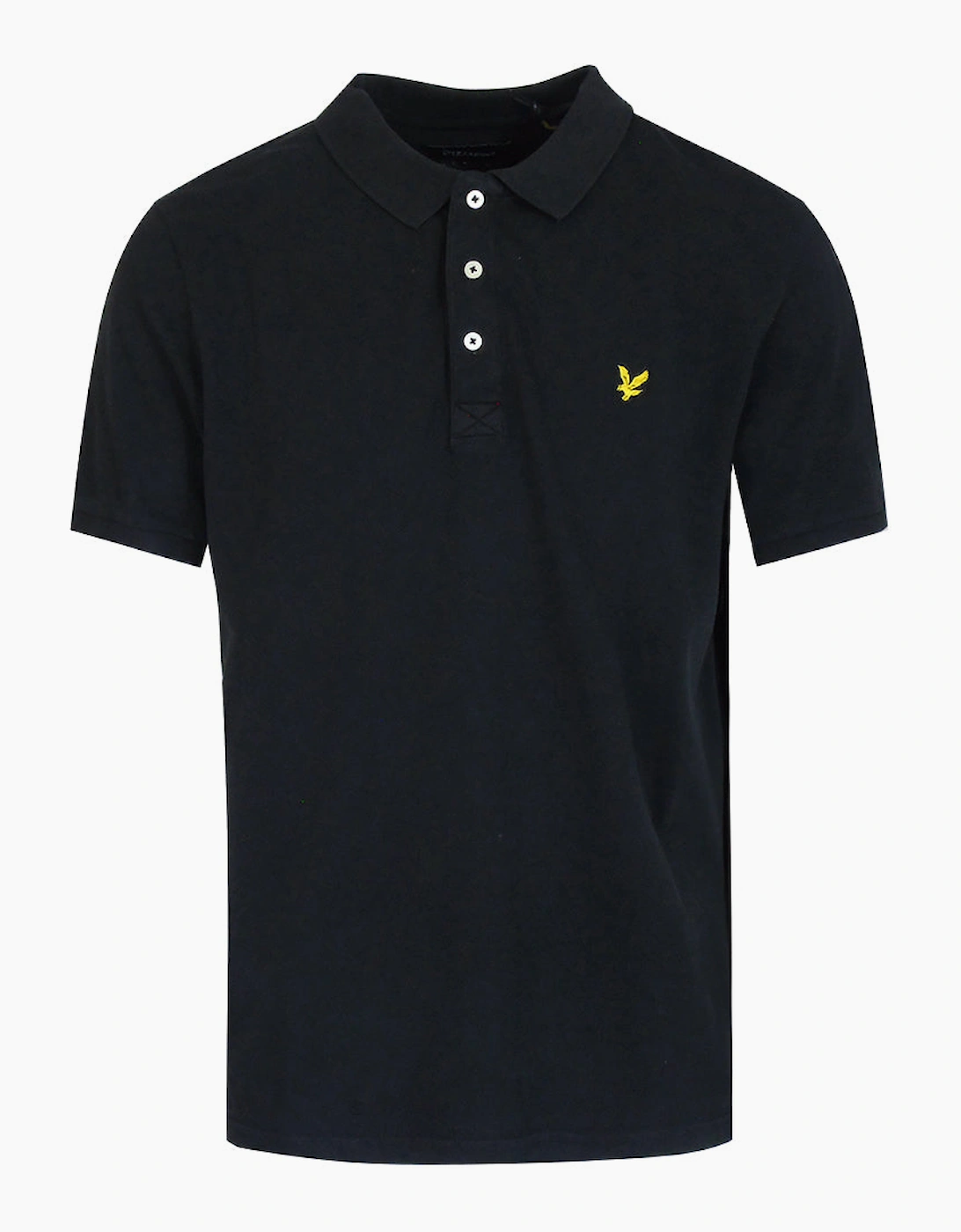 Lyle & Scott Snow Wash Polo Shirt Black, 3 of 2
