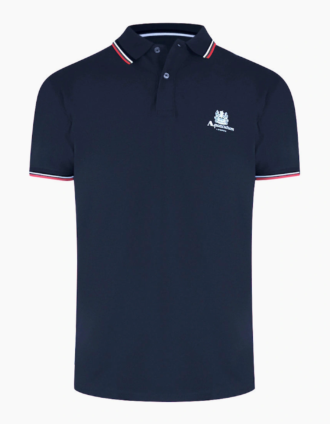 Aquascutum Active Cotton Polo Navy Blue