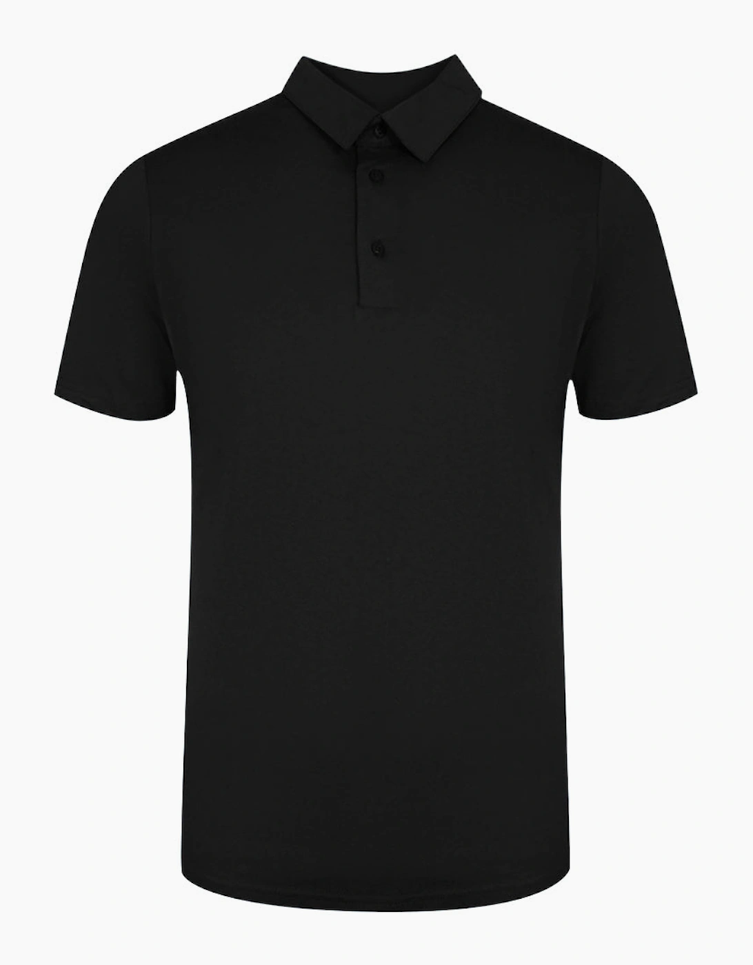 Aquascutum Active Beach Basic Sailor Polo Black Polo Shirt, 3 of 2