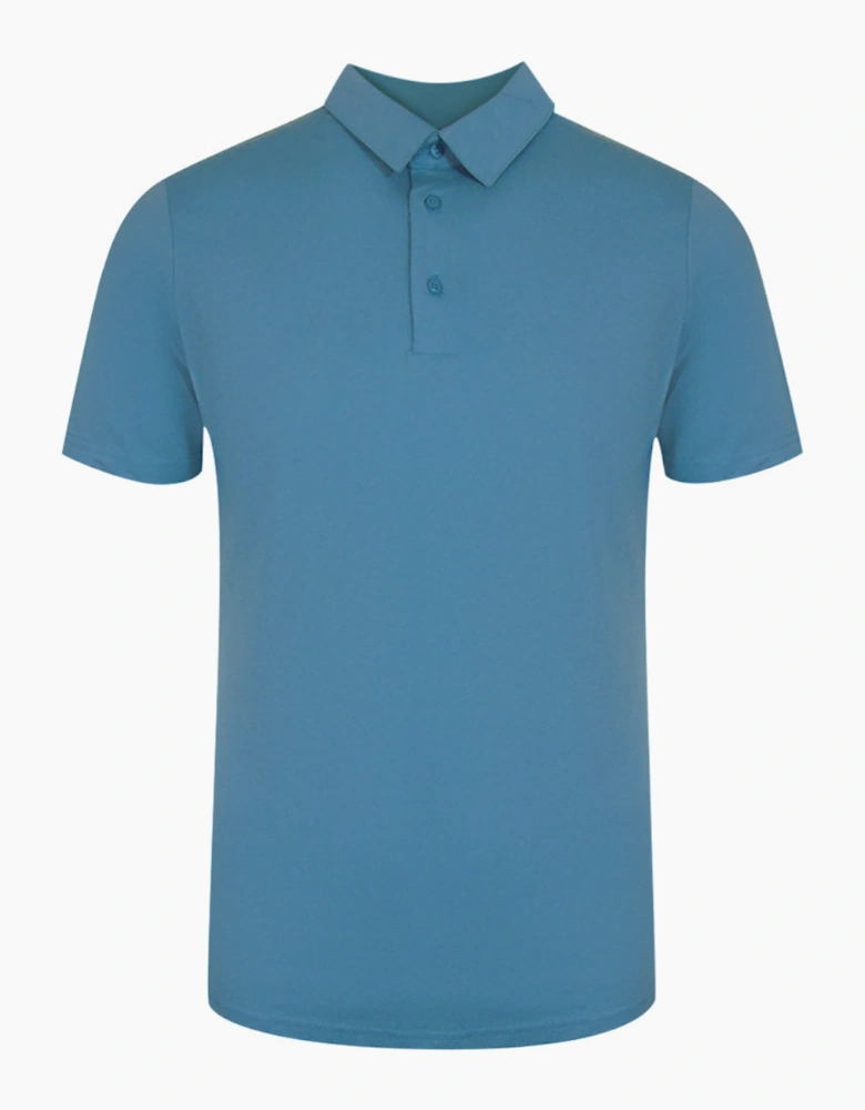Aquascutum Active Beach Basic Sailor Polo Avio Blue Polo Shirt