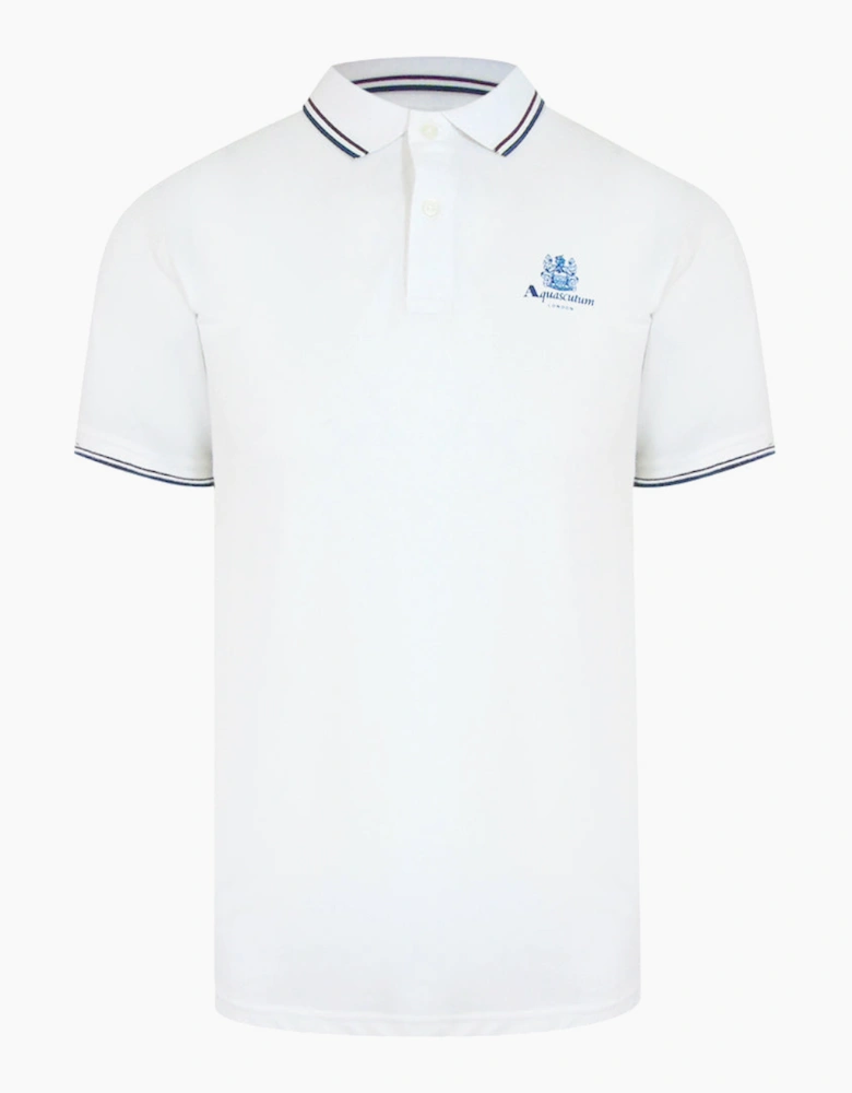 Aquascutum Active Cotton Polo Optical White