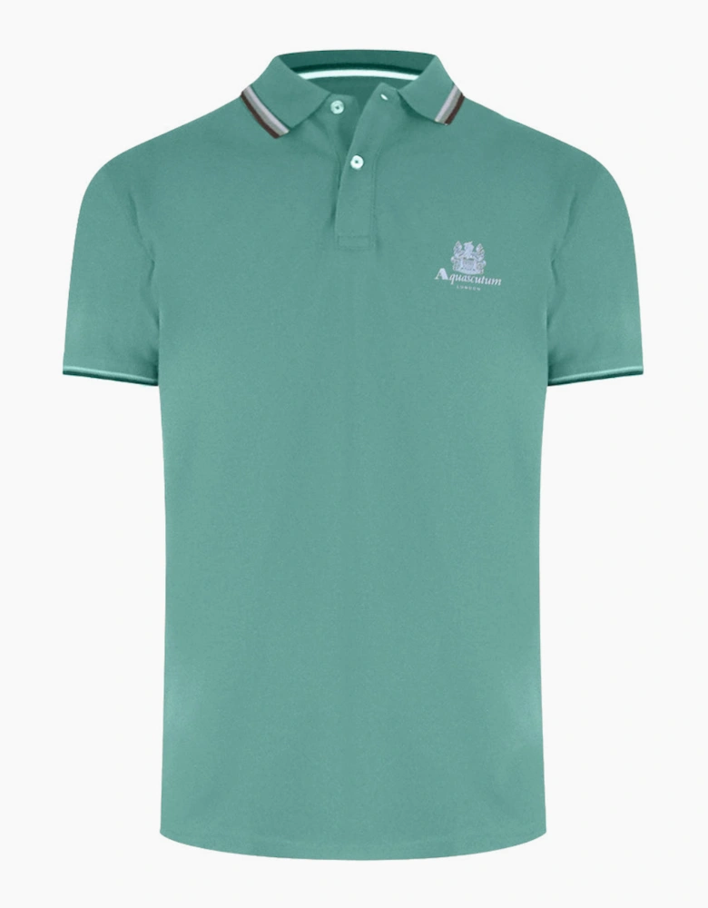 Aquascutum Active Cotton Polo Salvia