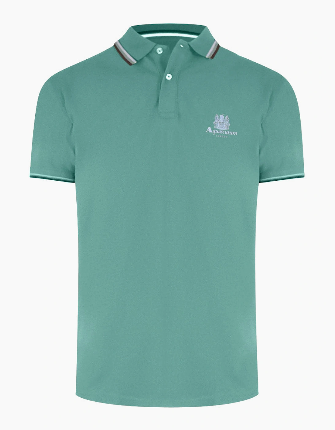 Aquascutum Active Cotton Polo Salvia