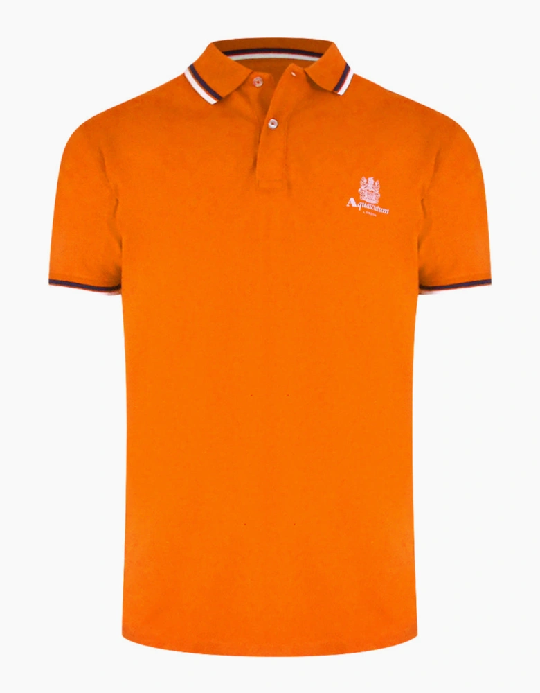 Aquascutum Active Cotton Polo Orange