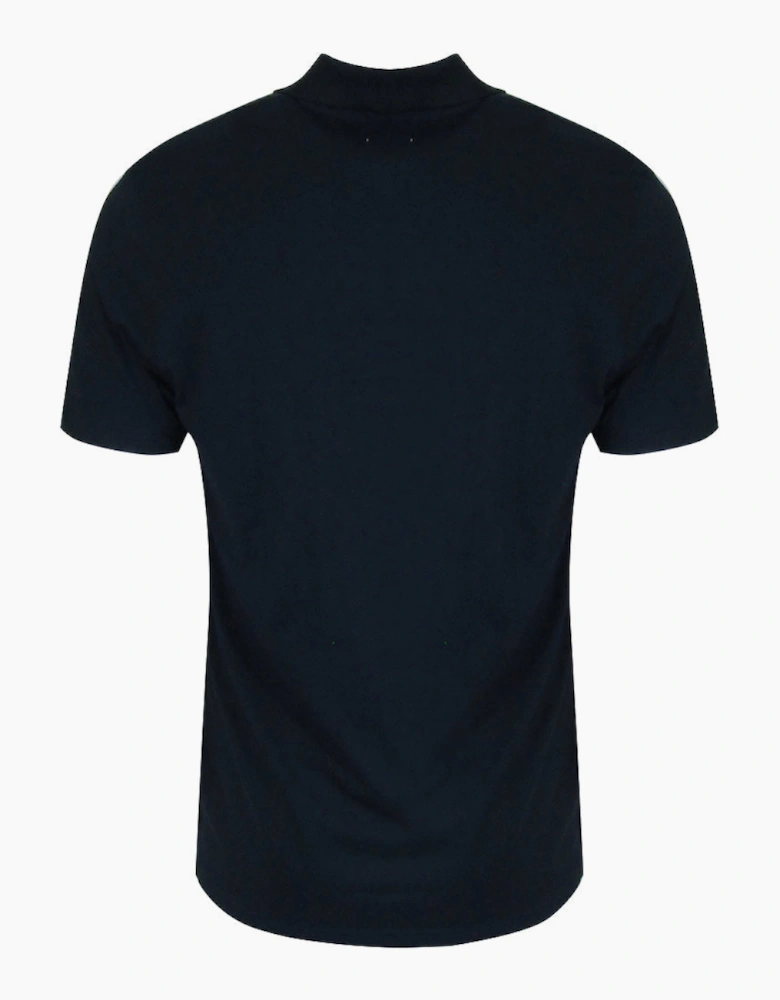 Aquascutum Active Beach Sailor Check Polo Navy