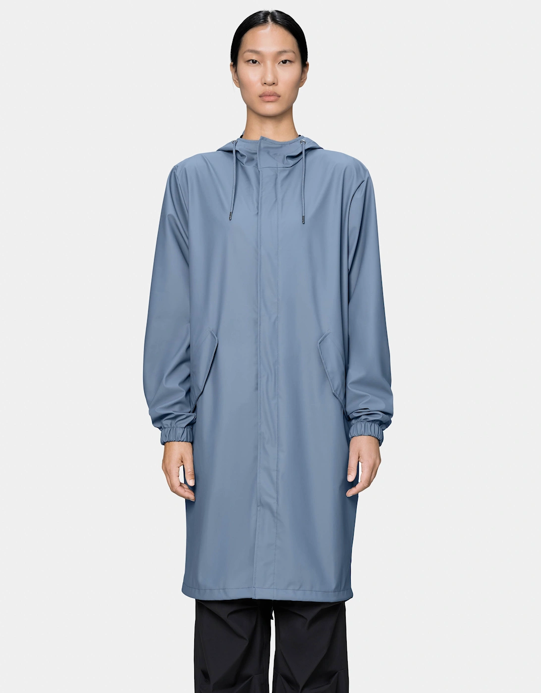 Rains Unisex Fishtail Parka - 172 Blue Dusk