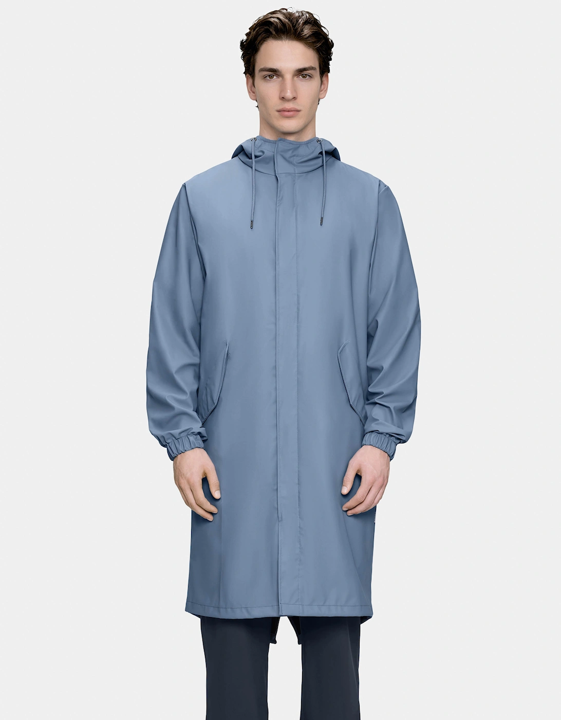 Rains Unisex Fishtail Parka - 172 Blue Dusk