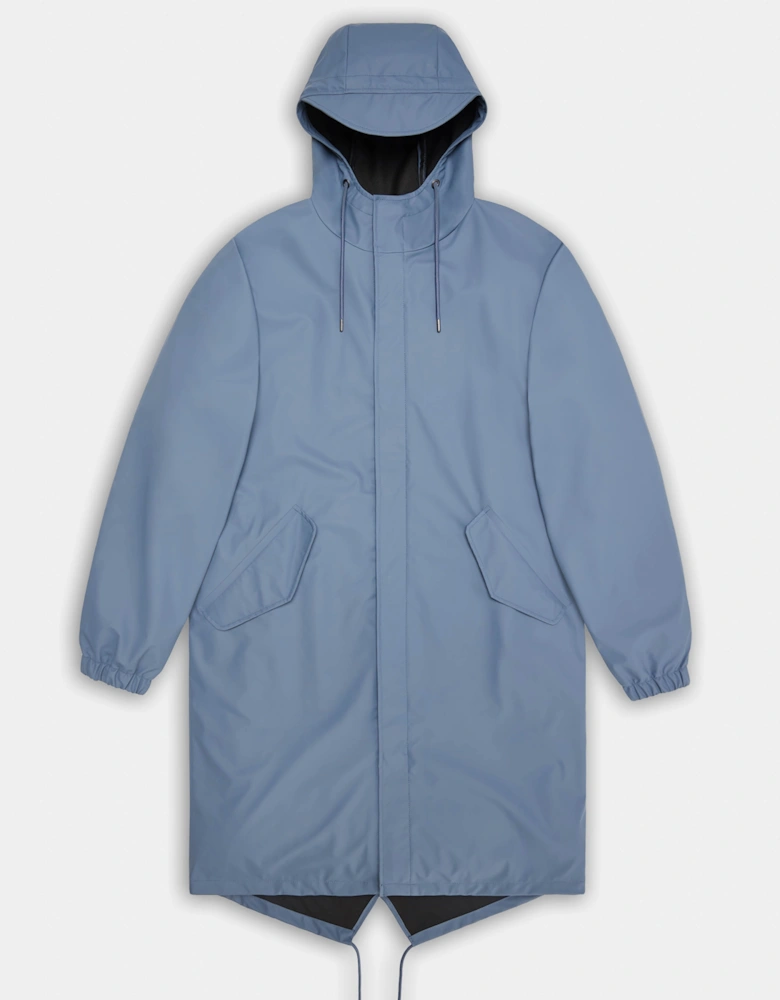 Rains Unisex Fishtail Parka - 172 Blue Dusk