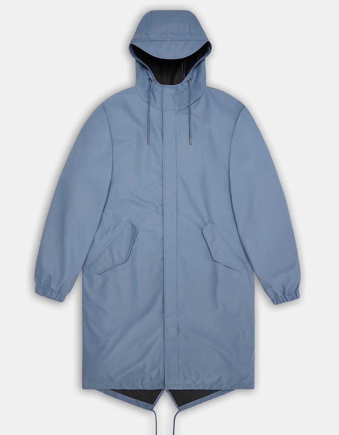 Rains Unisex Fishtail Parka - 172 Blue Dusk, 6 of 5