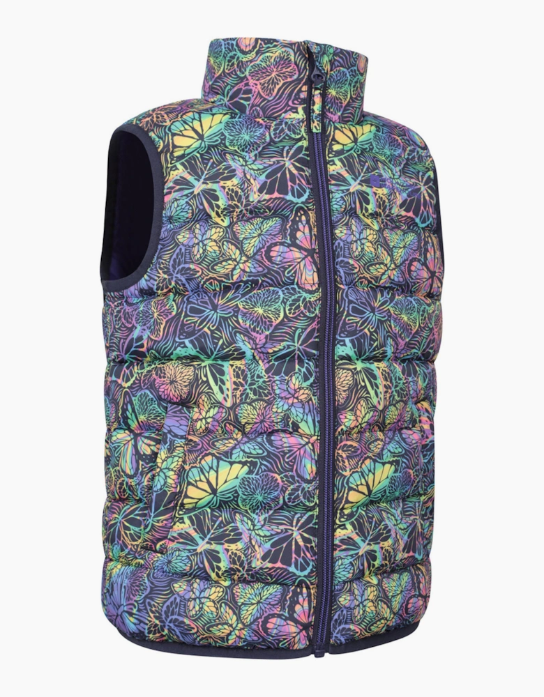 Mountain Warehouse Childrens/Kids Rocko Butterfly Padded Gilet