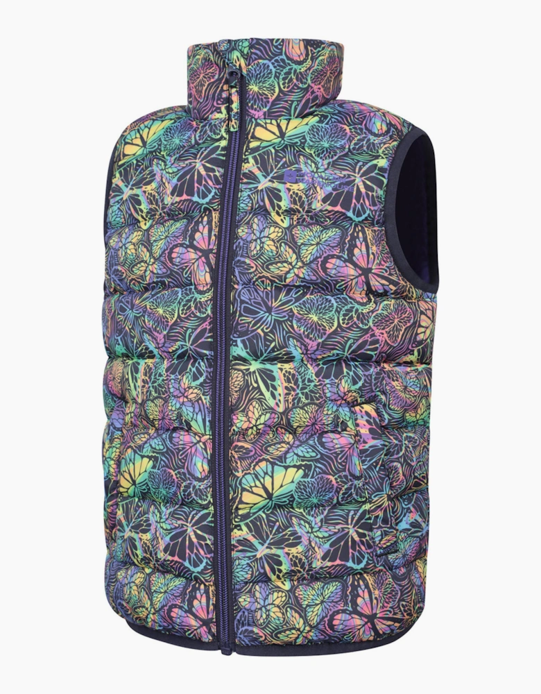 Mountain Warehouse Childrens/Kids Rocko Butterfly Padded Gilet