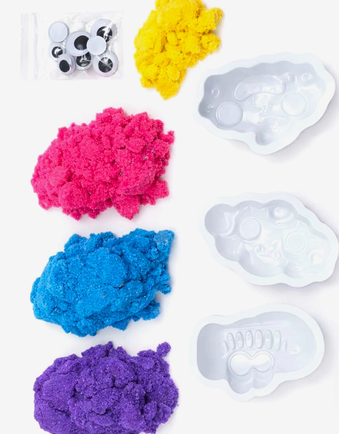 H2B Toys Kids Sland Creatures Scented Sensory Sand Kit in Multicolour