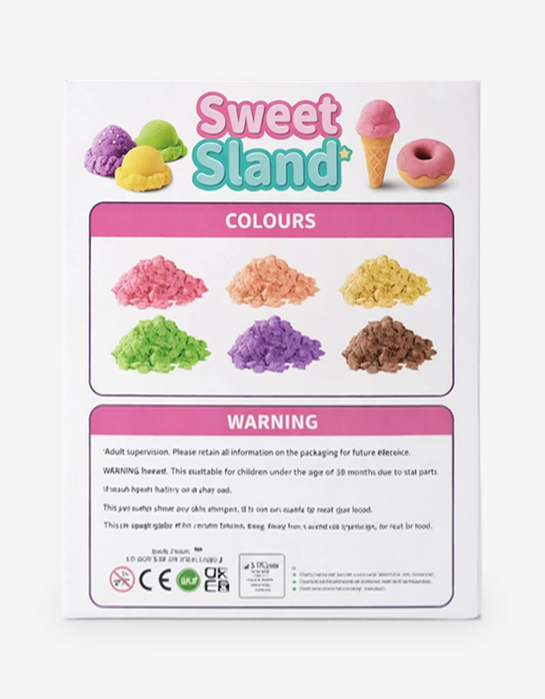 H2B Toys Kids Sweet Sland Scented Sensory Sand Kit in Multicolour