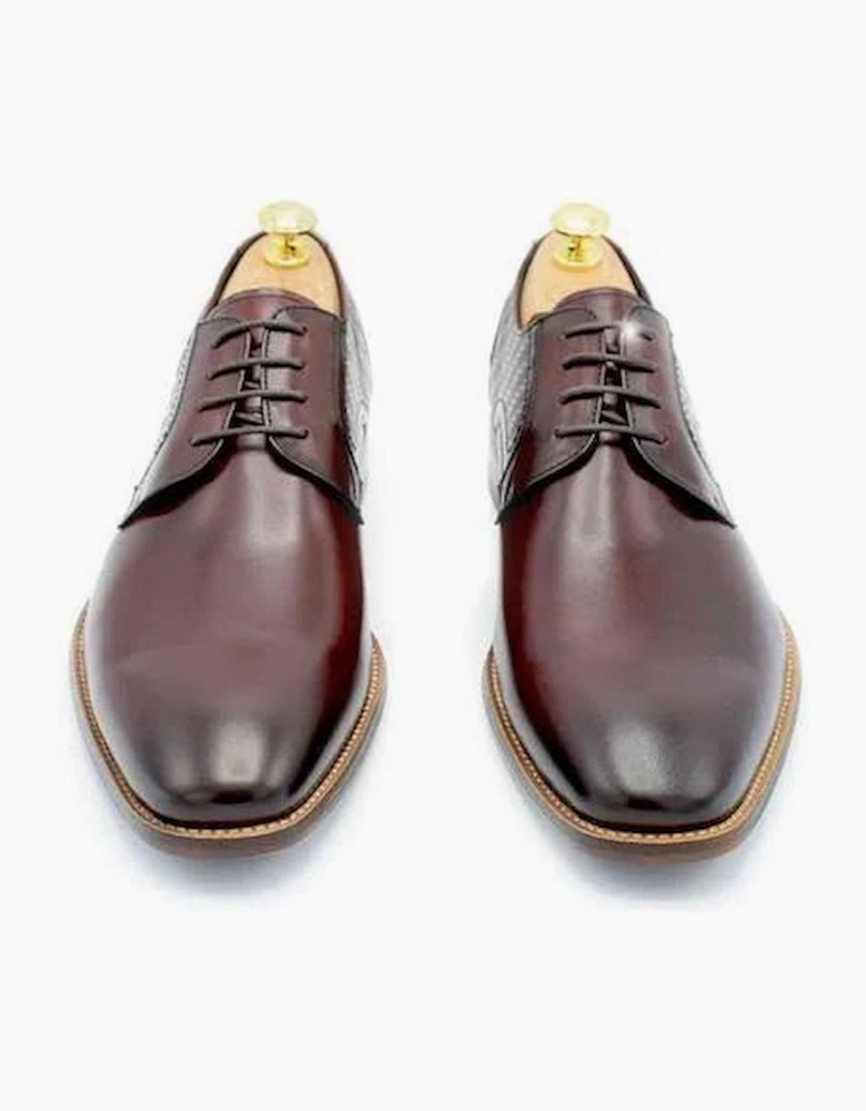 Paolo Vandini Melbury Derby Leather Shoe - Bordeaux