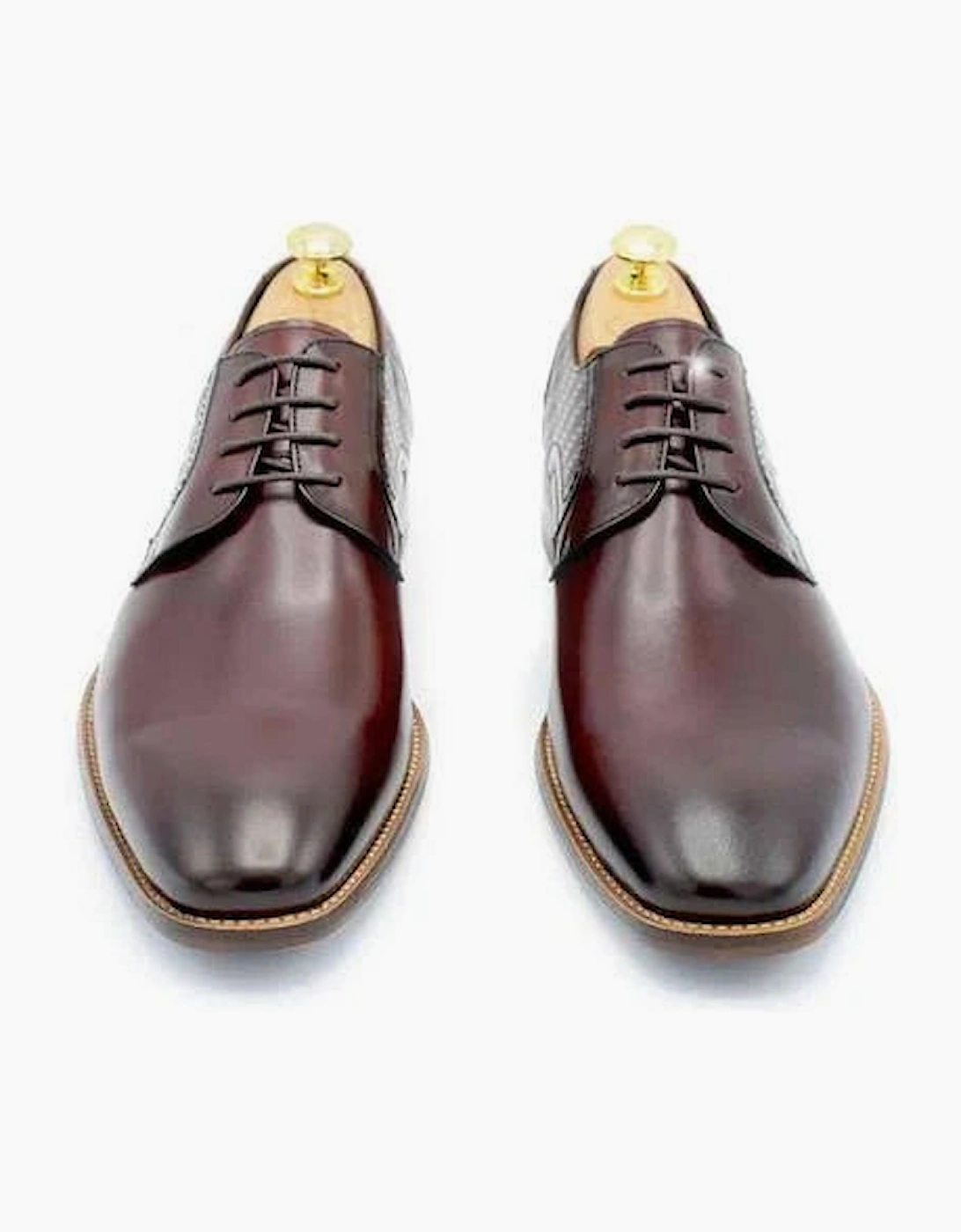 Paolo Vandini Melbury Derby Leather Shoe - Bordeaux