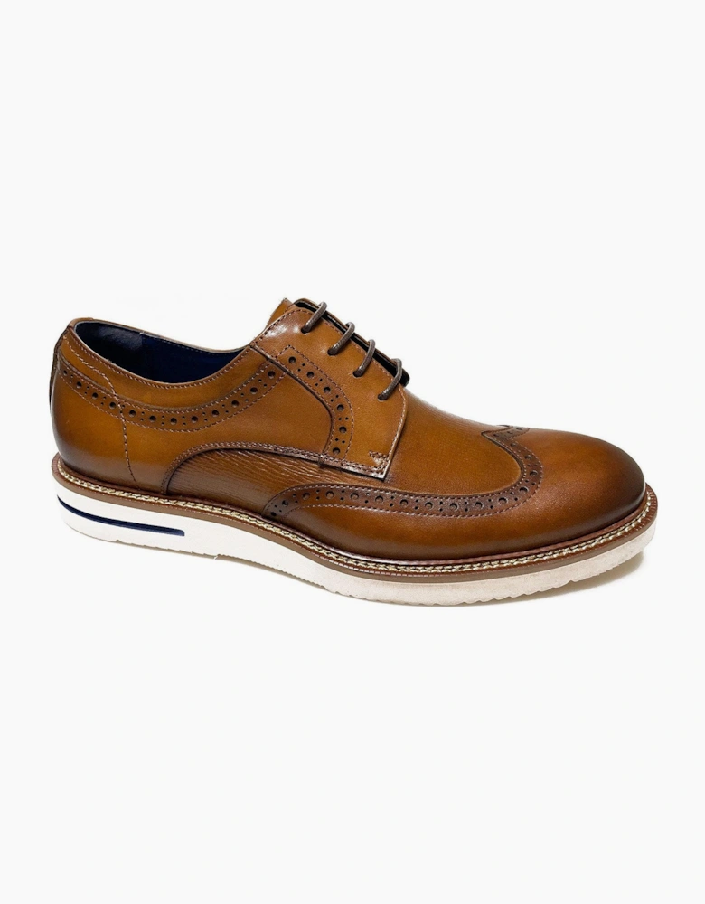 Paolo Vandini Megmillar Derby Leather Shoe - Tan