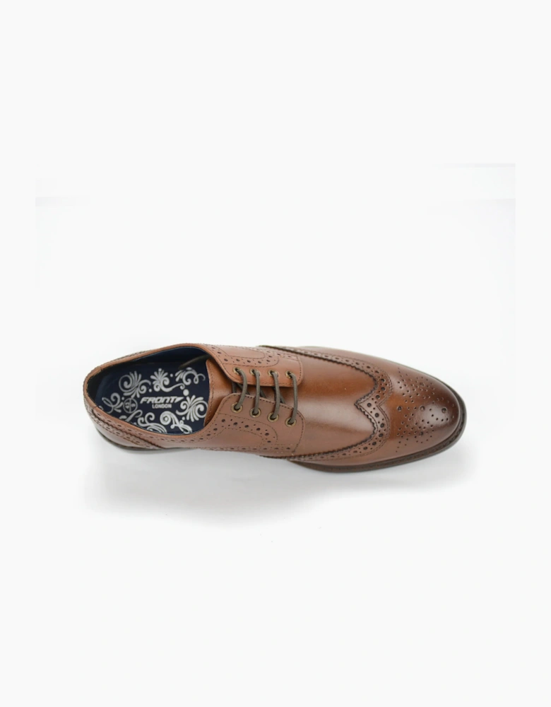 Front London Morrison Brogue Shoes - Brown