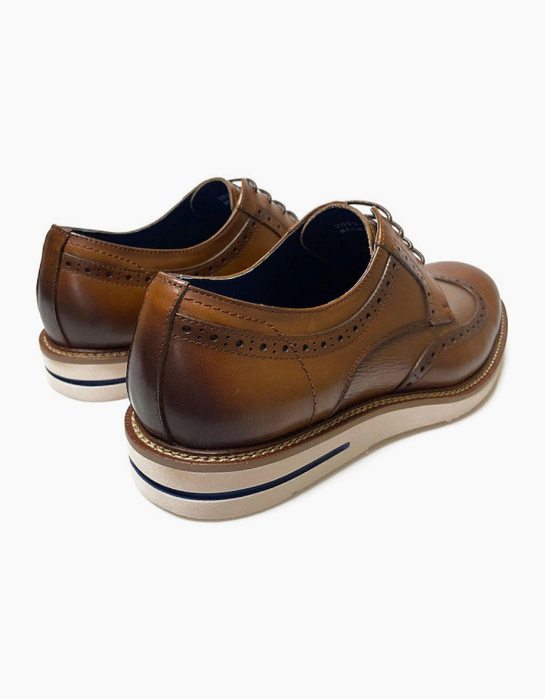 Paolo Vandini Megmillar Derby Leather Shoe - Tan