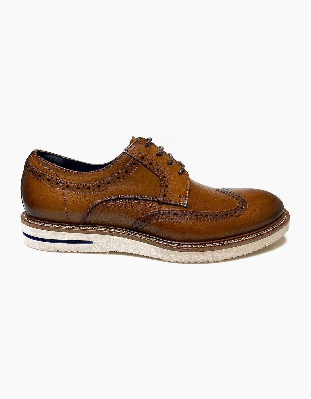 Paolo Vandini Megmillar Derby Leather Shoe - Tan
