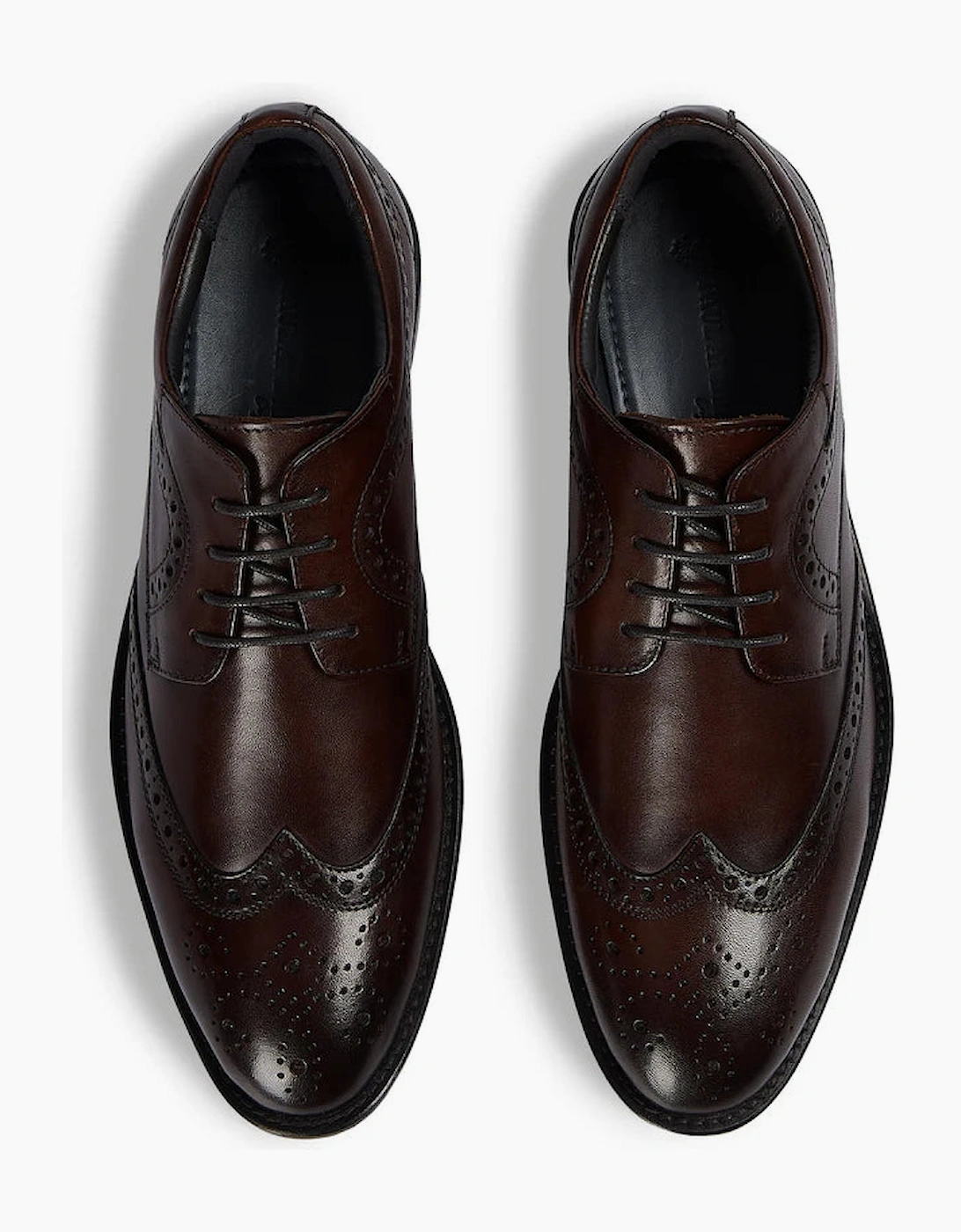 Paul Andrew Cambridge Brogue Shoes - Dark Brown