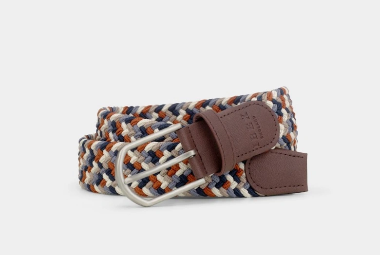 IBEX Repreve Eco Friendly Stretch Belt 9498 - White, Beige, Tan, Grey, Navy