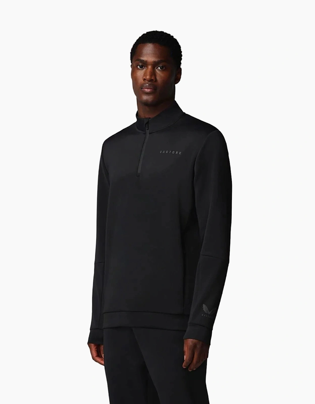 Castore Flex 1/4 Zip Men's Black Sweatshirt