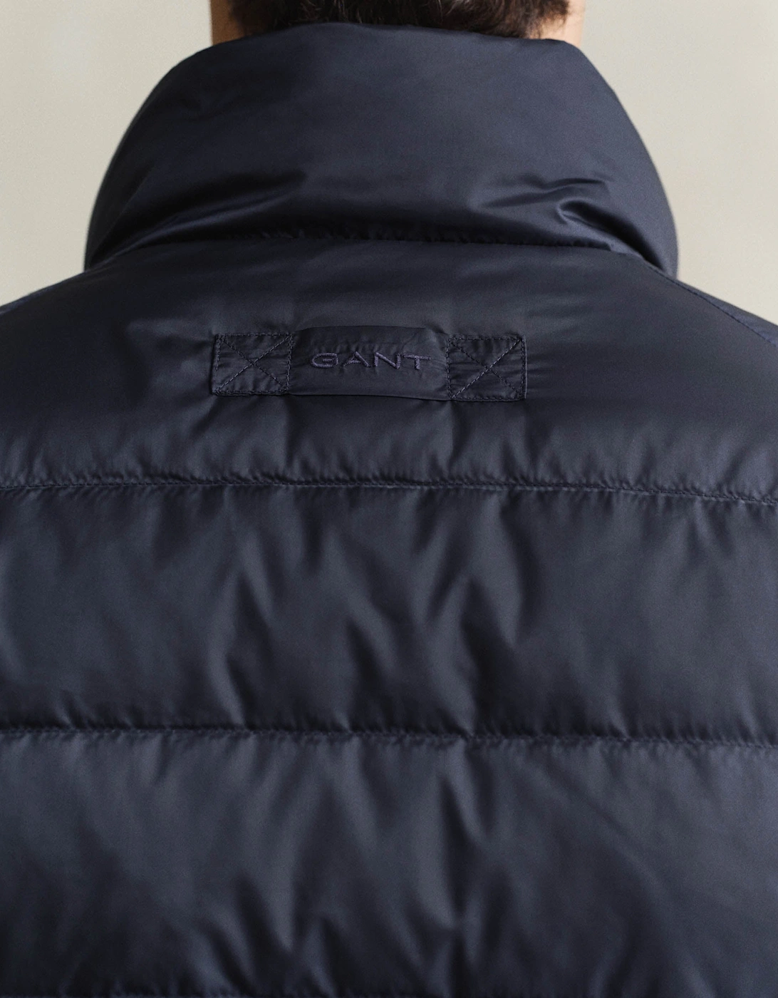 GANT Mens Light Down Jacket - 433 Evening Blue