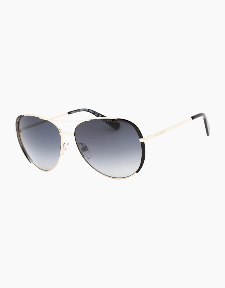 Marc Jacobs Dark Grey SF Lensed Gold Sunglass