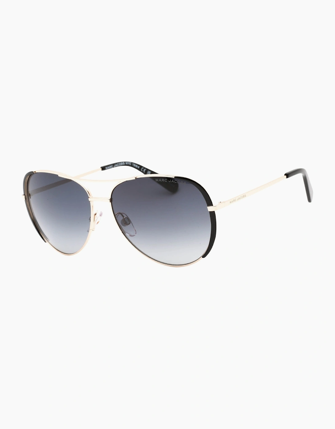 Marc Jacobs Dark Grey SF Lensed Gold Sunglass