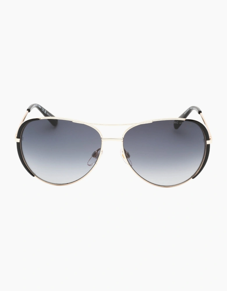 Marc Jacobs Dark Grey SF Lensed Gold Sunglass