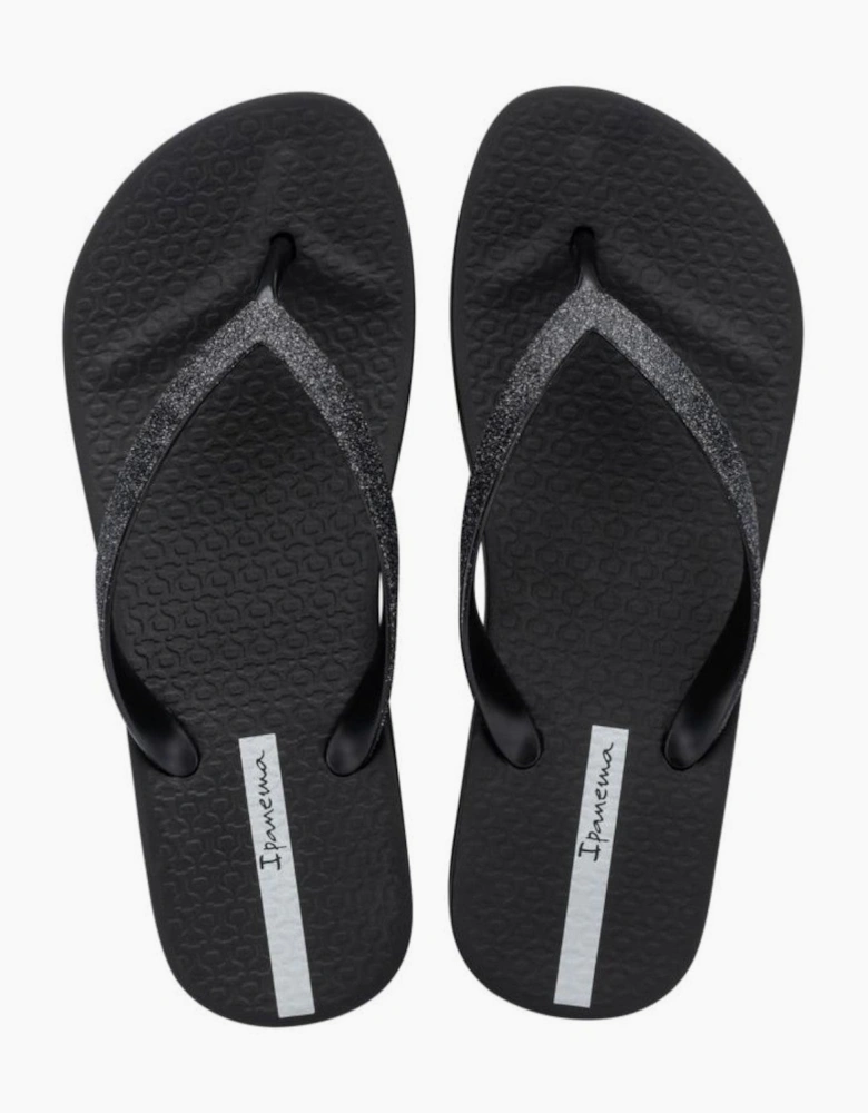 Ipanema Womens Mesh Chic Platform Flip Flops