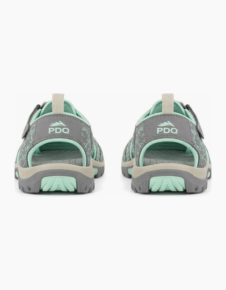 PDQ MILLIE Womens Hiking & Trail Sandals Grey/Mint