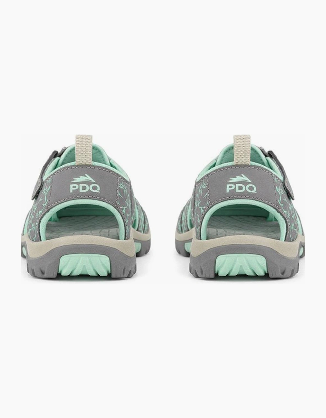 PDQ MILLIE Womens Hiking & Trail Sandals Grey/Mint