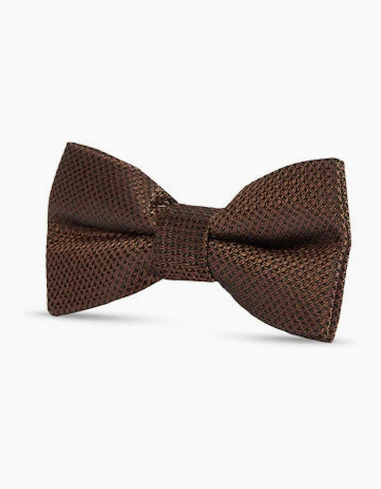 Paul Andrew Kids Textured Bow Tie Set - Brown