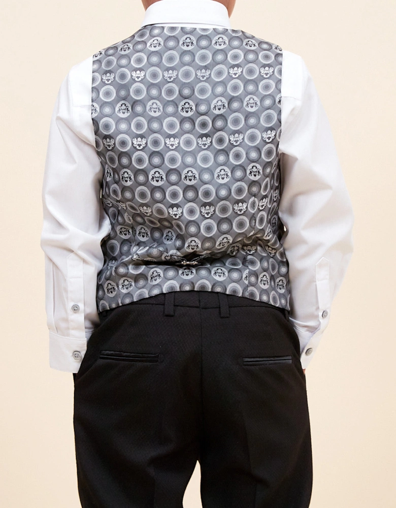 Marc Darcy Dalton Tux Kids 3pc Suit - Black