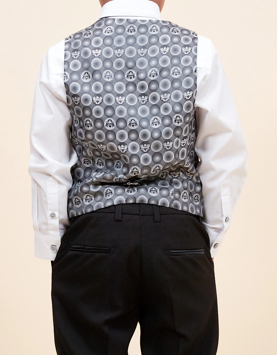 Marc Darcy Dalton Tux Kids 3pc Suit - Black