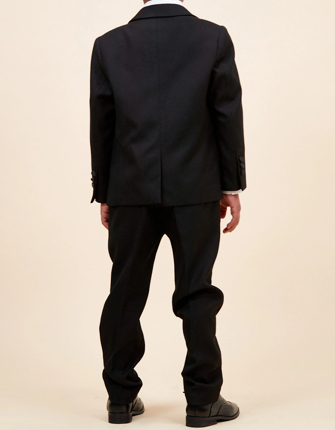 Marc Darcy Dalton Tux Kids 3pc Suit - Black