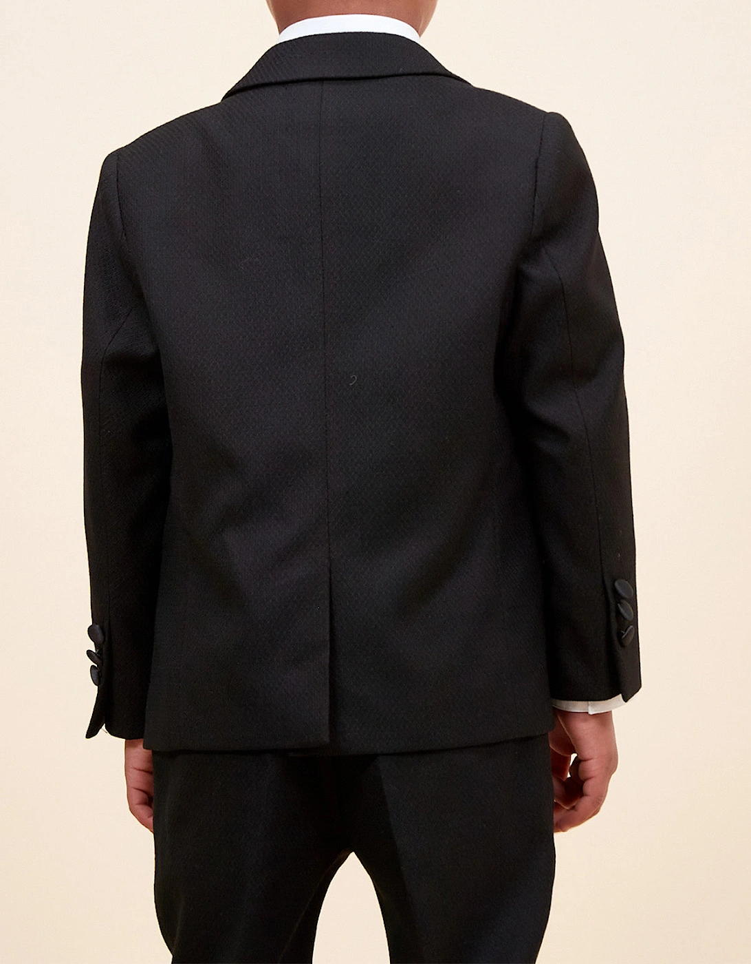 Marc Darcy Dalton Tux Kids 3pc Suit - Black