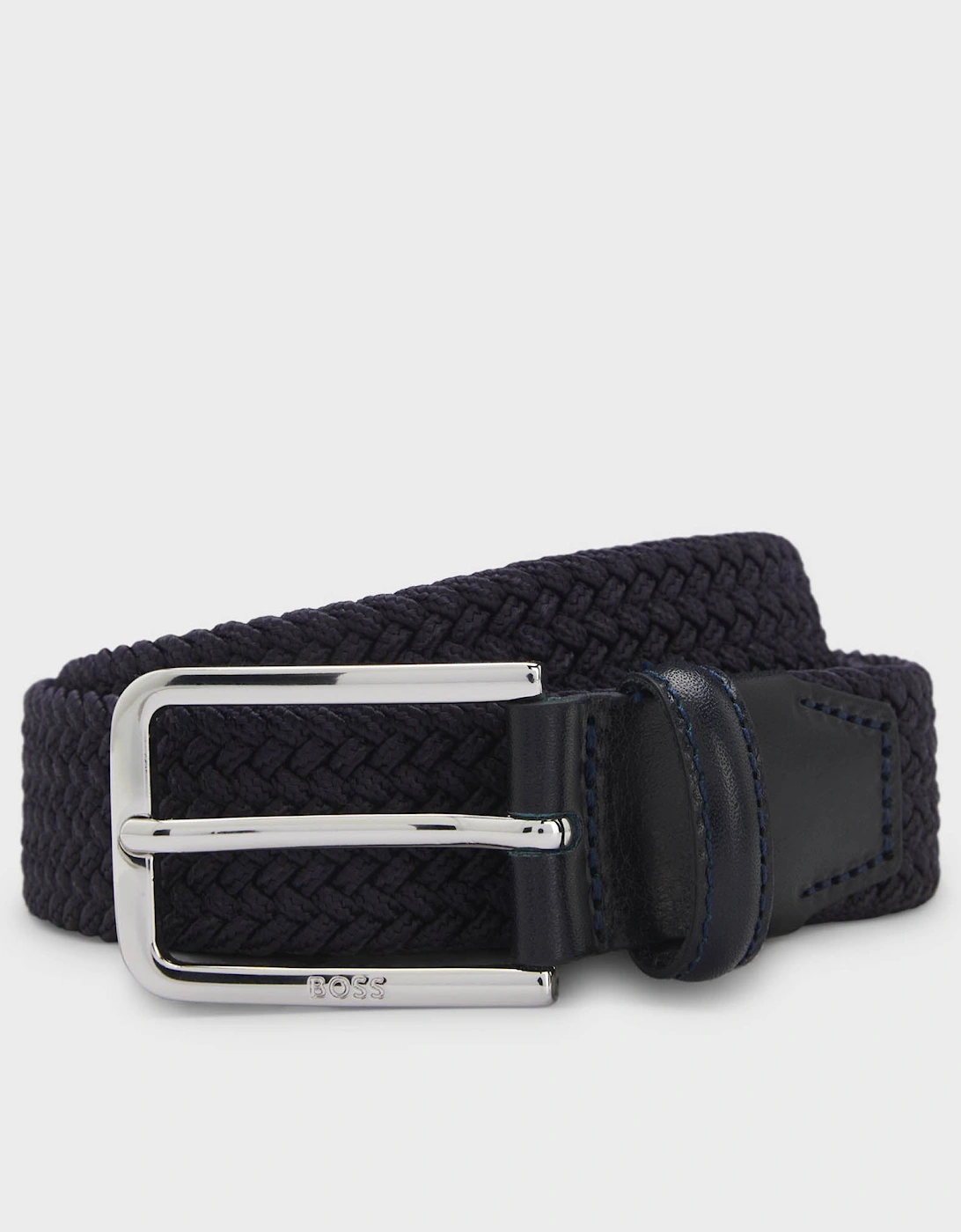 BOSS Orange Clorio Mens Fabric Belt - Navy 410