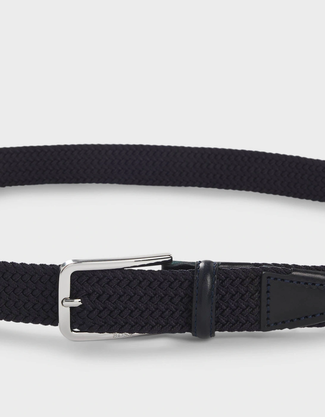 BOSS Orange Clorio Mens Fabric Belt - Navy 410