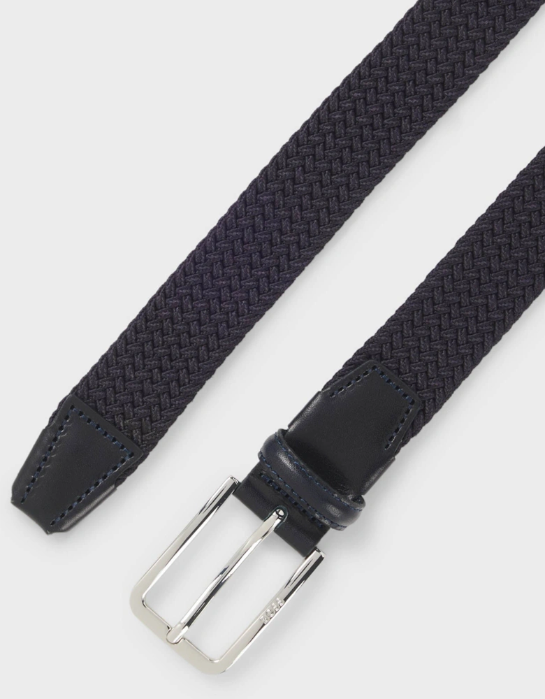 BOSS Orange Clorio Mens Fabric Belt - Navy 410
