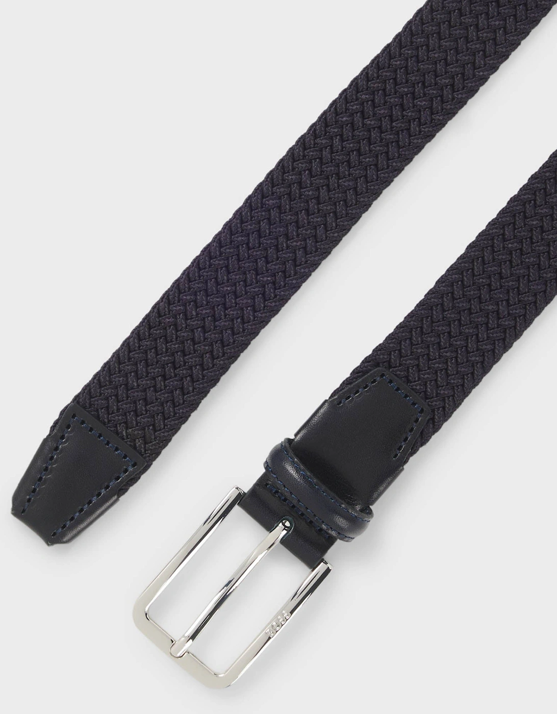 BOSS Orange Clorio Mens Fabric Belt - Navy 410