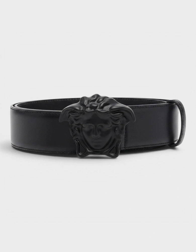 La Medusa Leather Belt Black