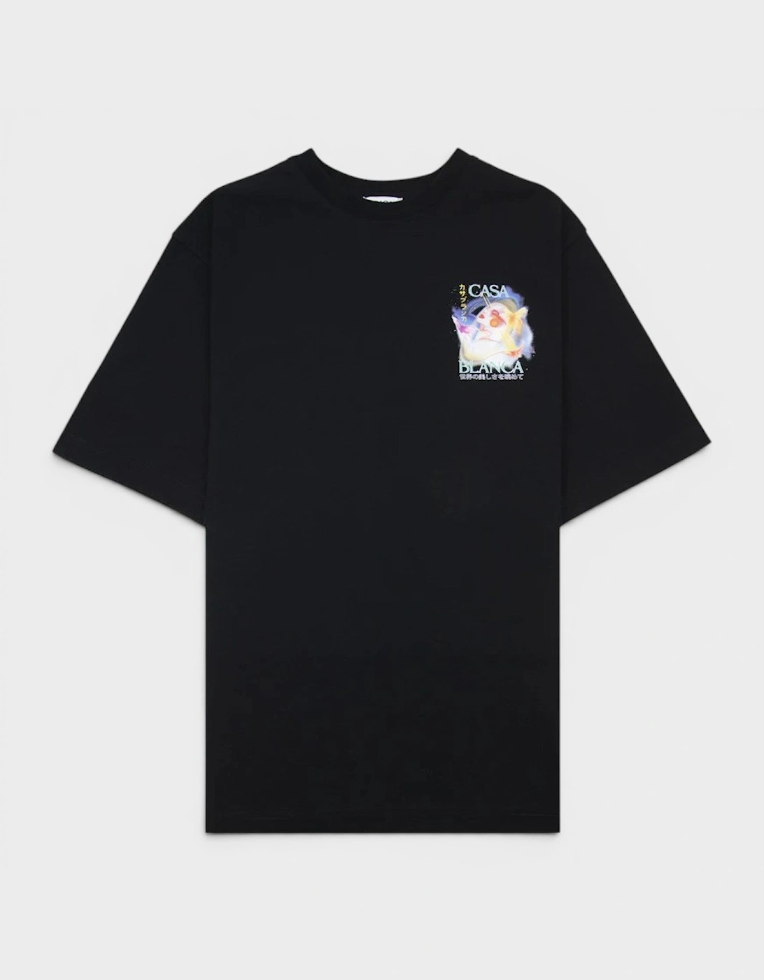 Galactic Connection Printed T-Shirt Black